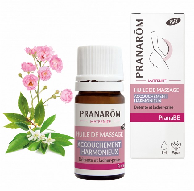 Pranarom PranaBB Maternité Huile de Massage Accouchement Harmonieux Bio 5ml